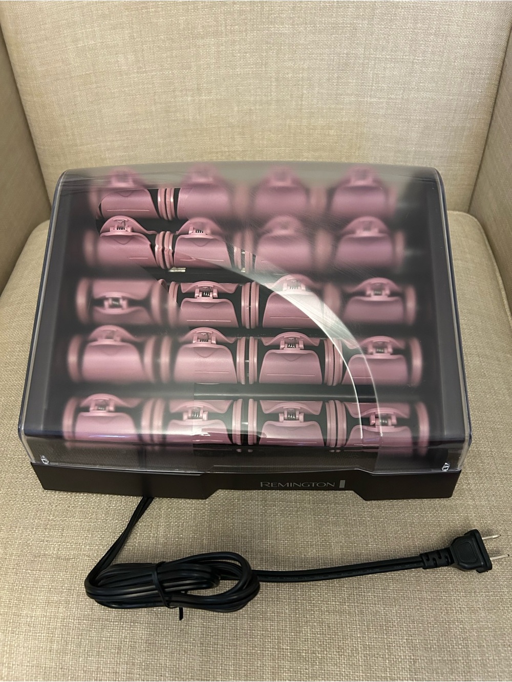 Remington Heated Electric Set of 20 Hair Rollers with Clips